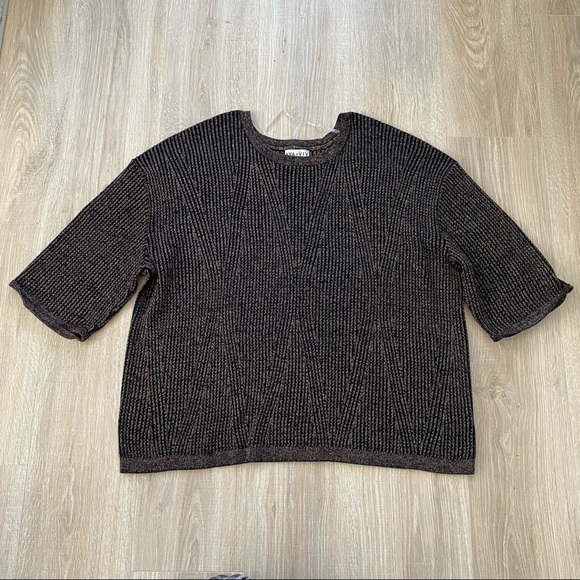 ⭐️3/$25 Ava & Viv Metallic Shimmer Sweater 3X - Picture 1 of 6